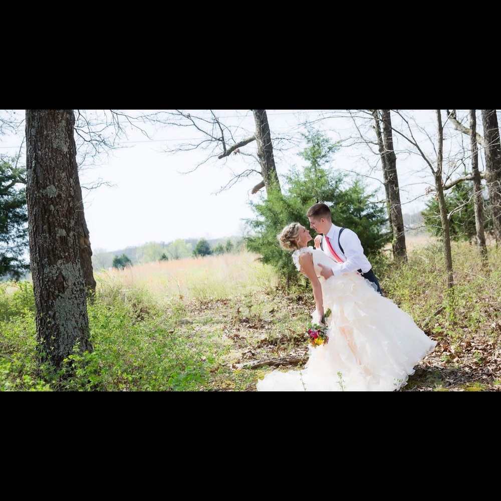 Blush Pink Wedding Dress